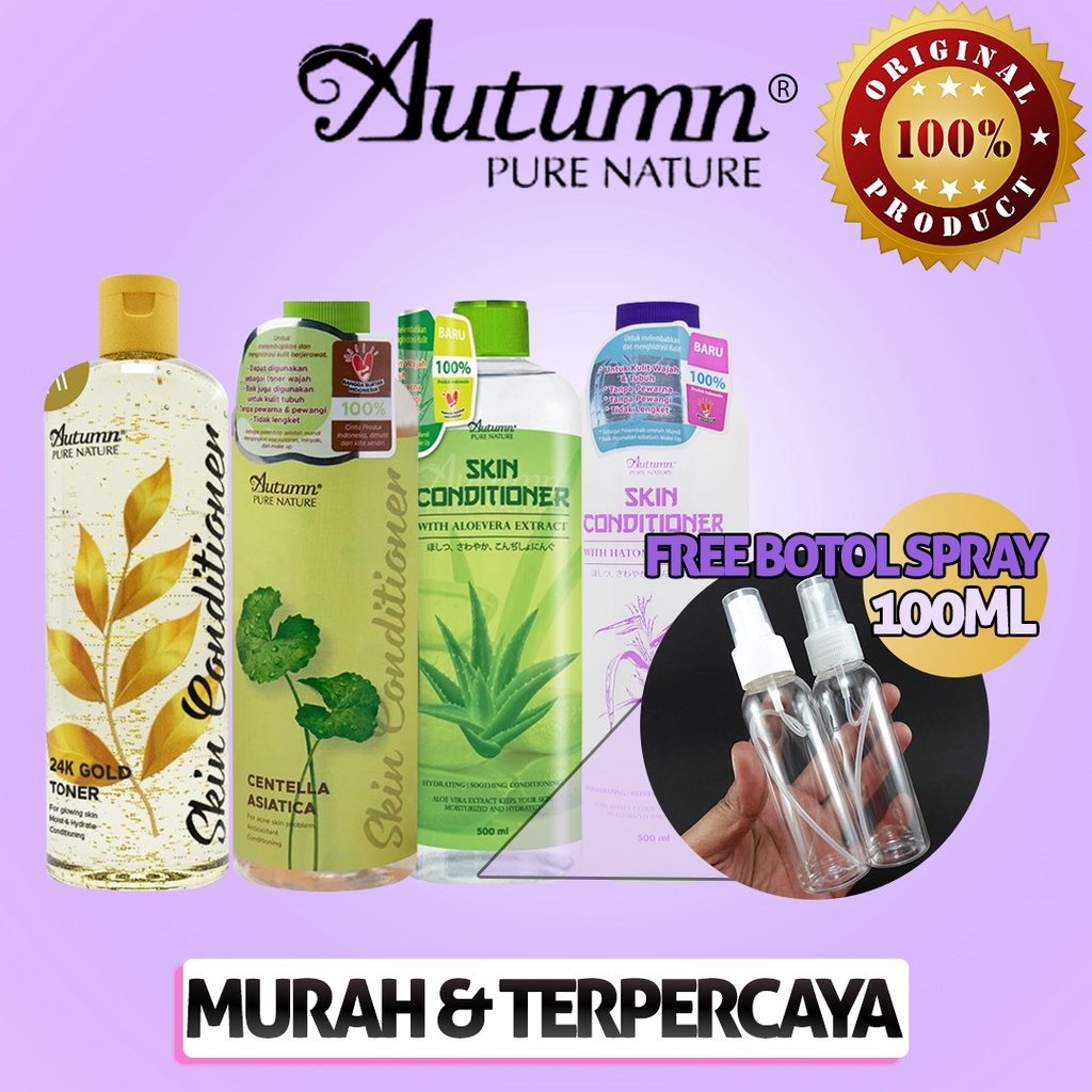 Jual Autumn Hatomugi Pure Nature Skin Conditioner ( Free Botol Spray ...