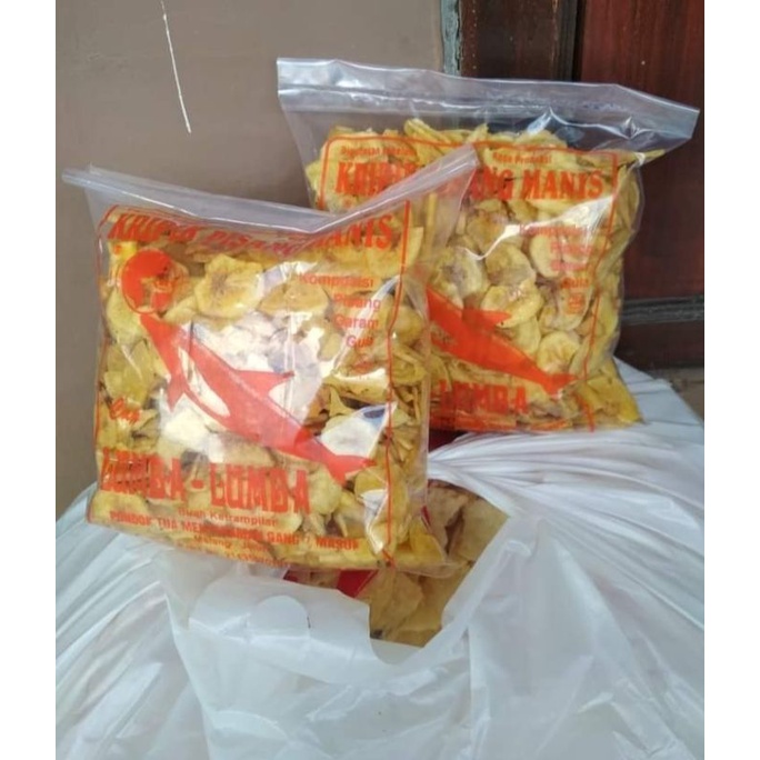 Jual Pecahan Kripik Pisang Kepok Kristal Lumba Lumba Shopee Indonesia