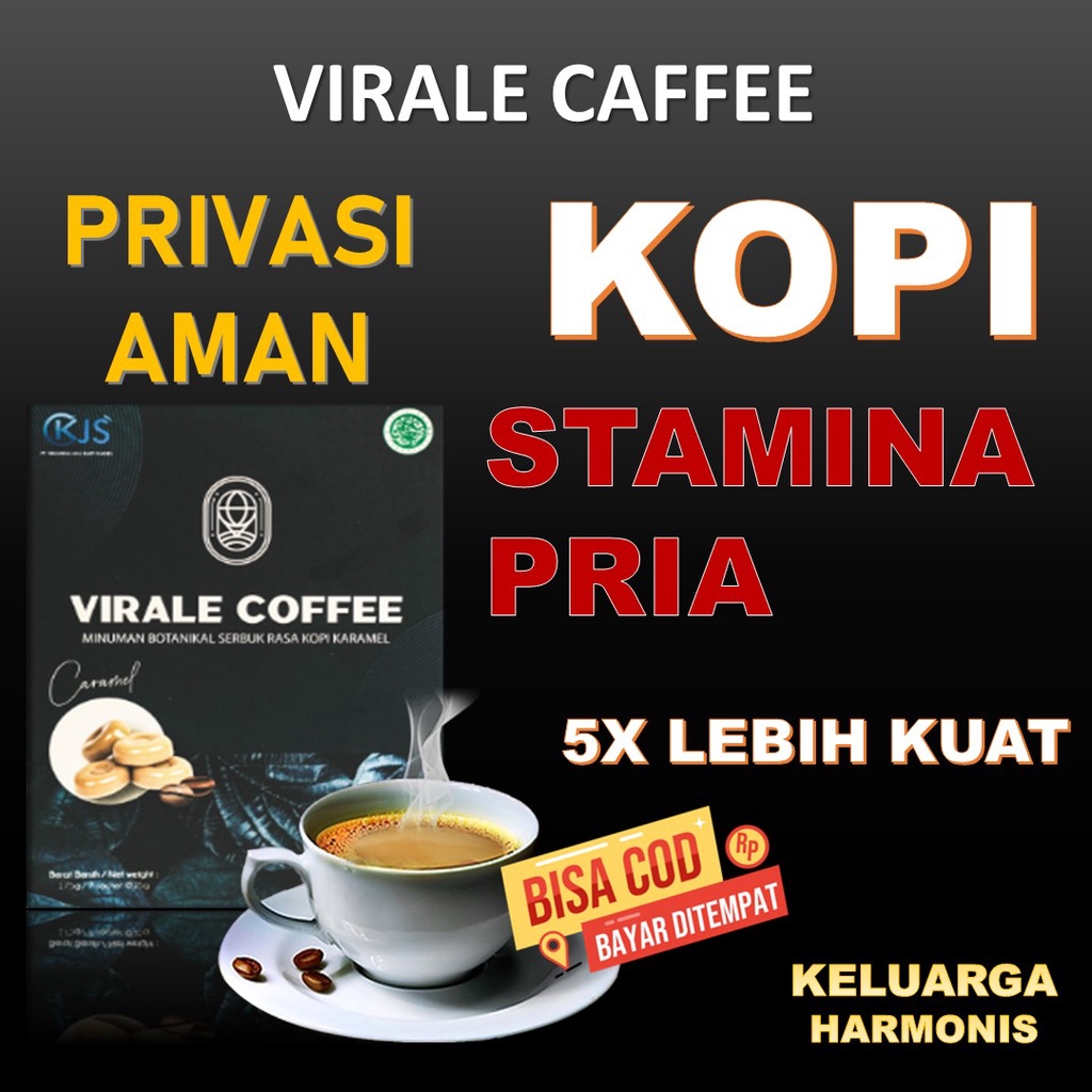 Jual Kopi Kuat Pria Tahan Lama Virale Caffee Penambah Stamina Pria