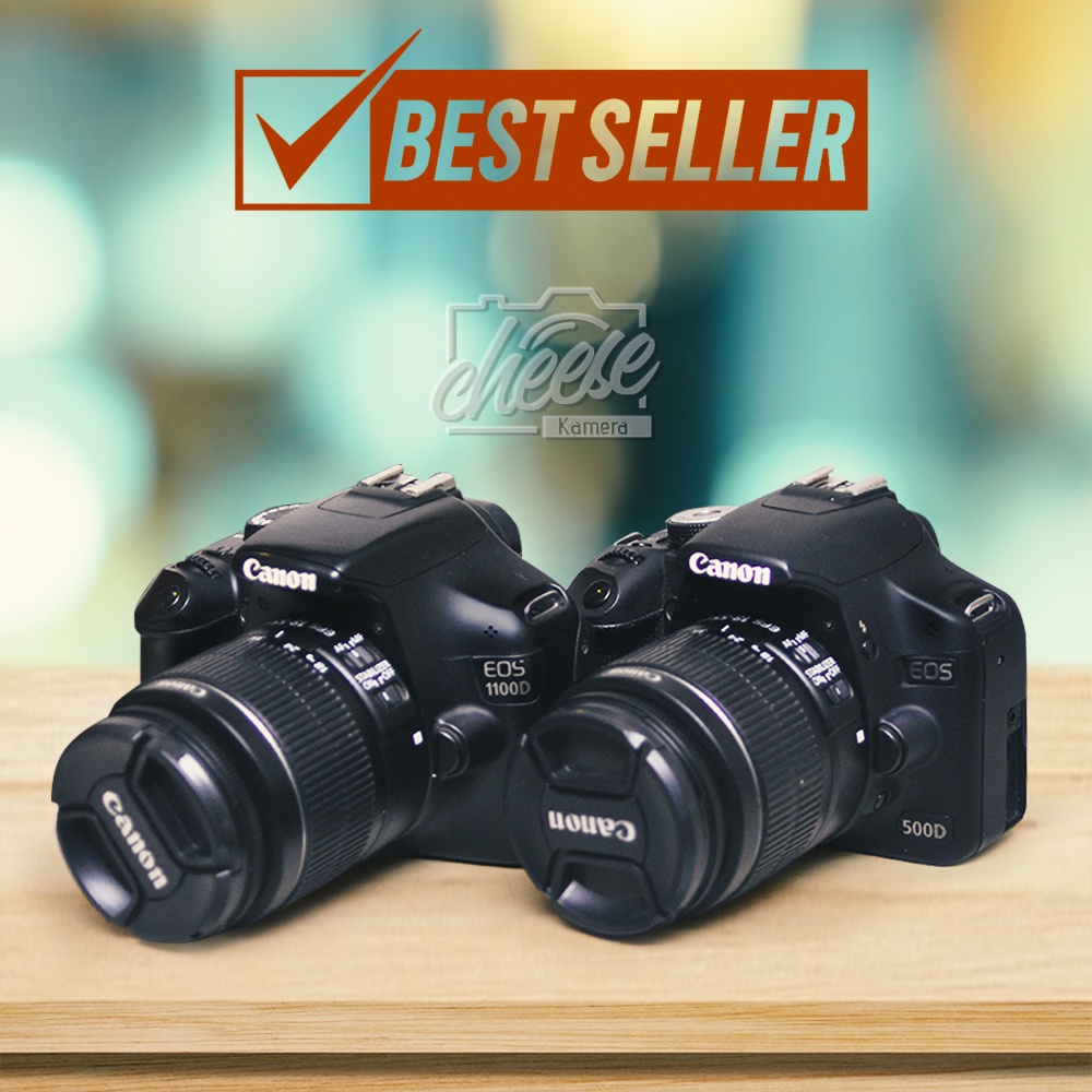 Jual KAMERA PEMULA CANON 1100D 500D BISA VIDEO SIAP HUNTING TERMURAH