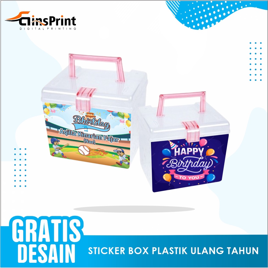 Jual STIKER LABEL BOX PLASTIK 20.8X15.4 | Shopee Indonesia
