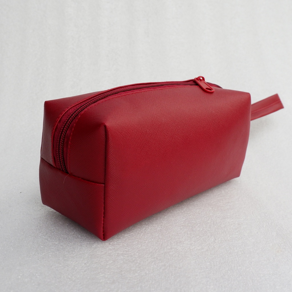 Jual Pouch Make Up Pouch Kulit Sintetis Bisa Untuk Souvenir 18x9x7cm |  Shopee Indonesia