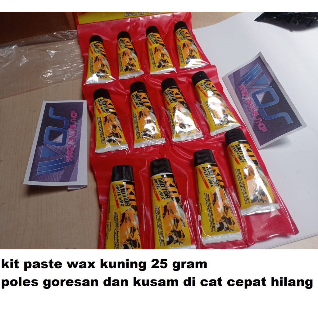 Jual Kit Motor Paste Wax Original 25 Gram Shopee Indonesia