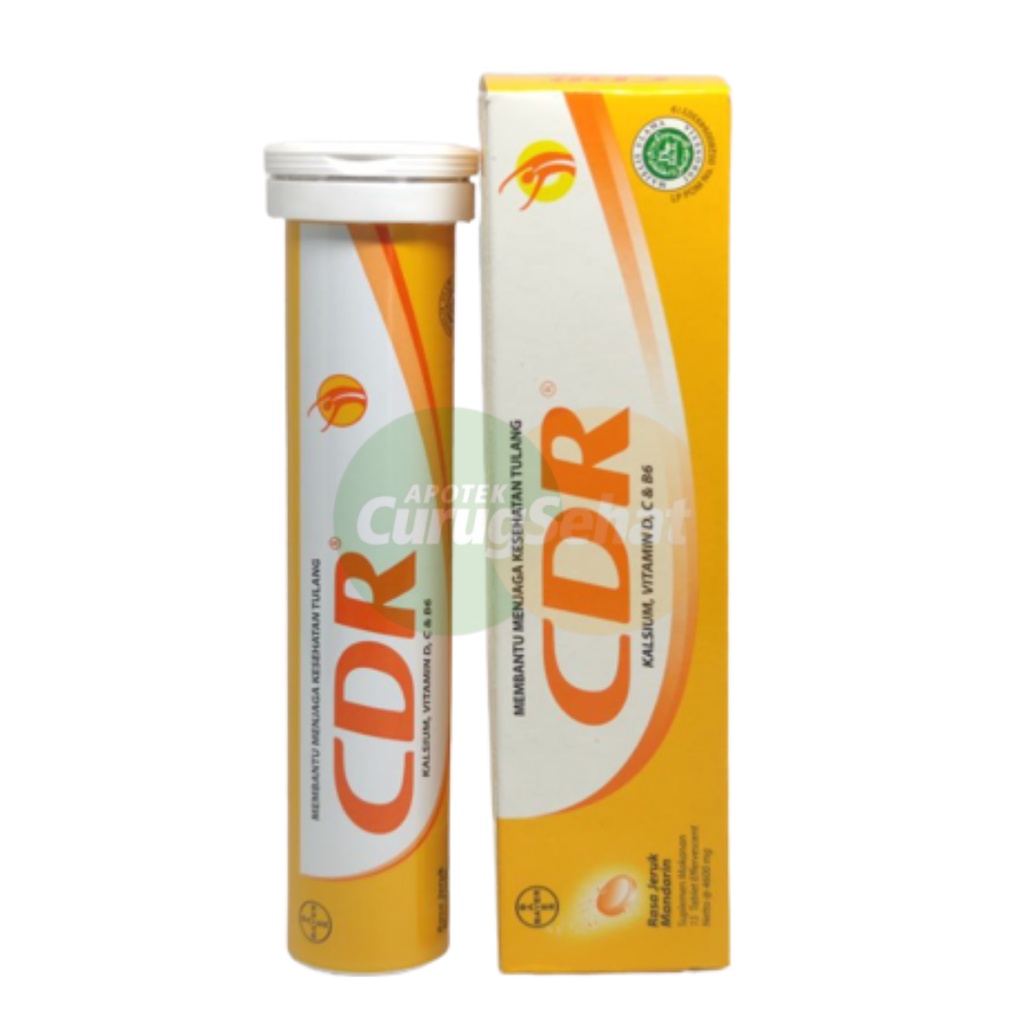 Jual CDR Effervescent Suplemen Multivitamin Tablet Vitamin | Shopee ...