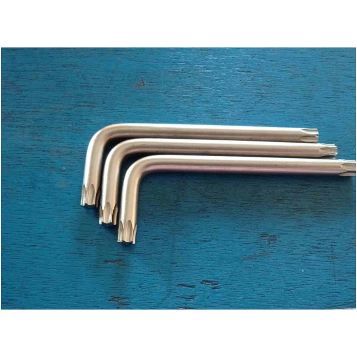 Jual kunci l bintang t45 allen key torx t45 wipro short | Shopee Indonesia