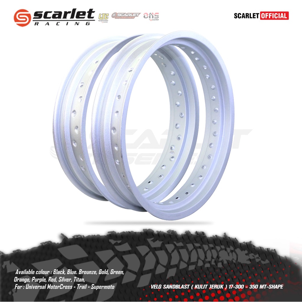 Jual Scarlet Racing Velg Pelek Rim Alloy Set Sandblast R 17 300 350
