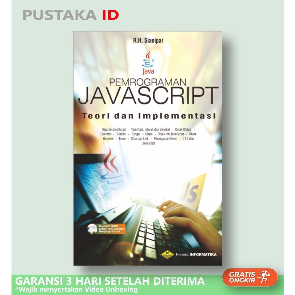 Jual Buku Pemrograman Javascript Teori Dan Implementasi + CD | Shopee ...