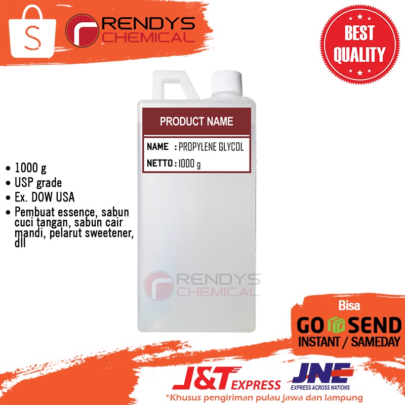 Jual Propylene Glycol / PG / Propilen Glikol Shopee Indonesia