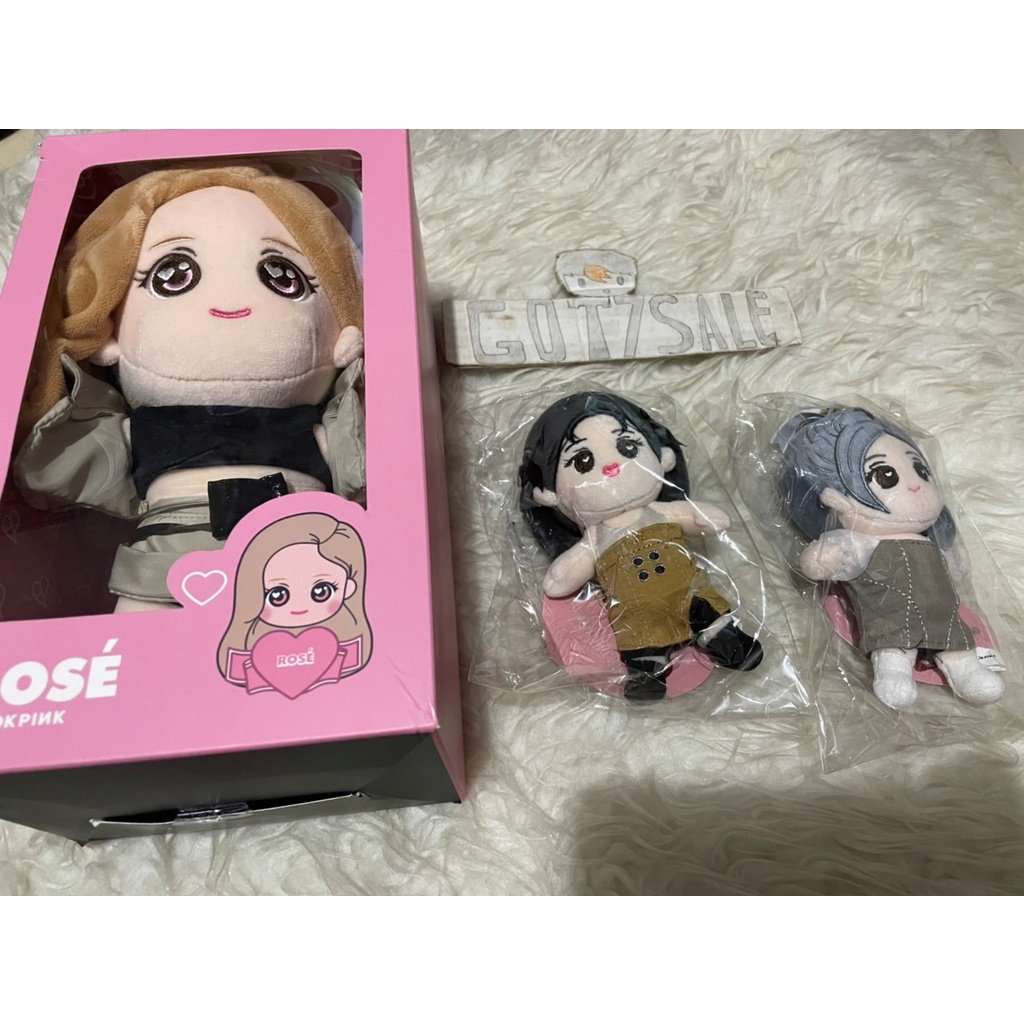 Jual BLACKPINK CHARACTER KEYRING JISOO / ROSE HYLT OFFICIAL / PLUSH
