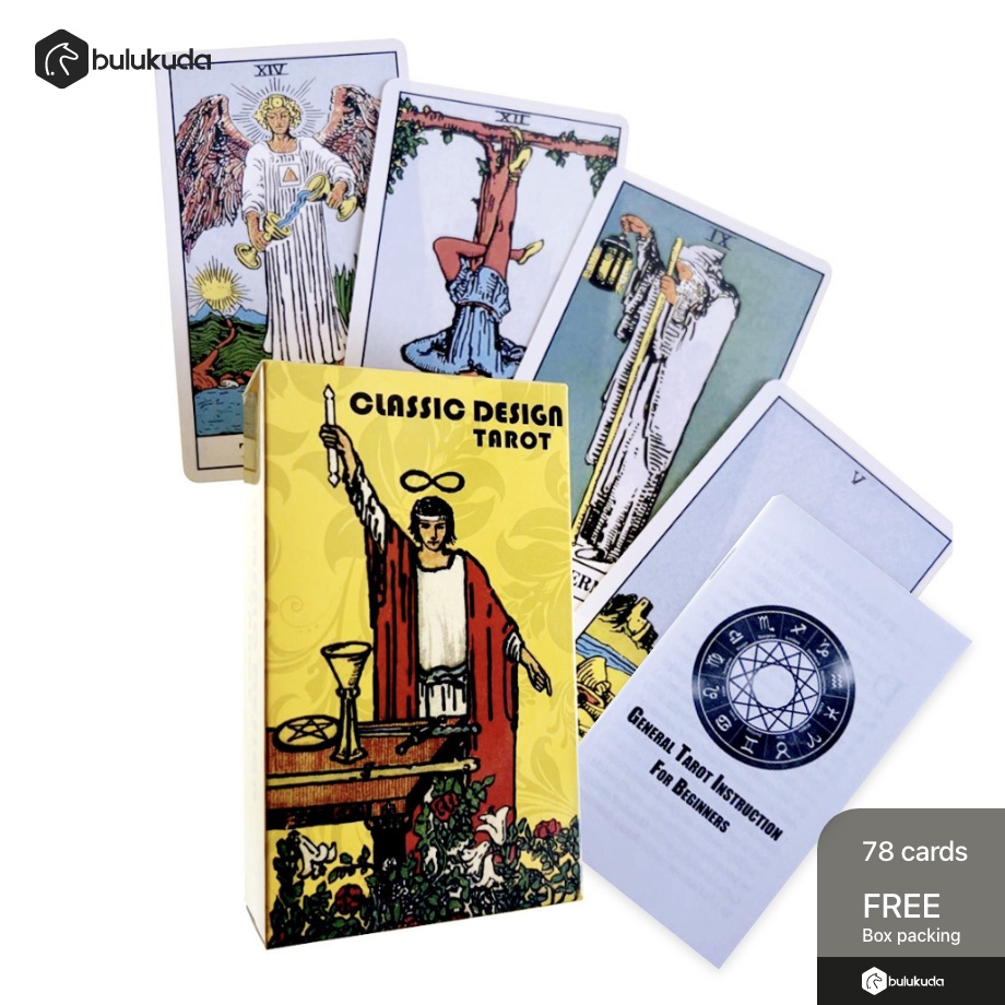 Jual [JUMBO] Classic Design Tarot Cards Decks Rider 12*7cm English