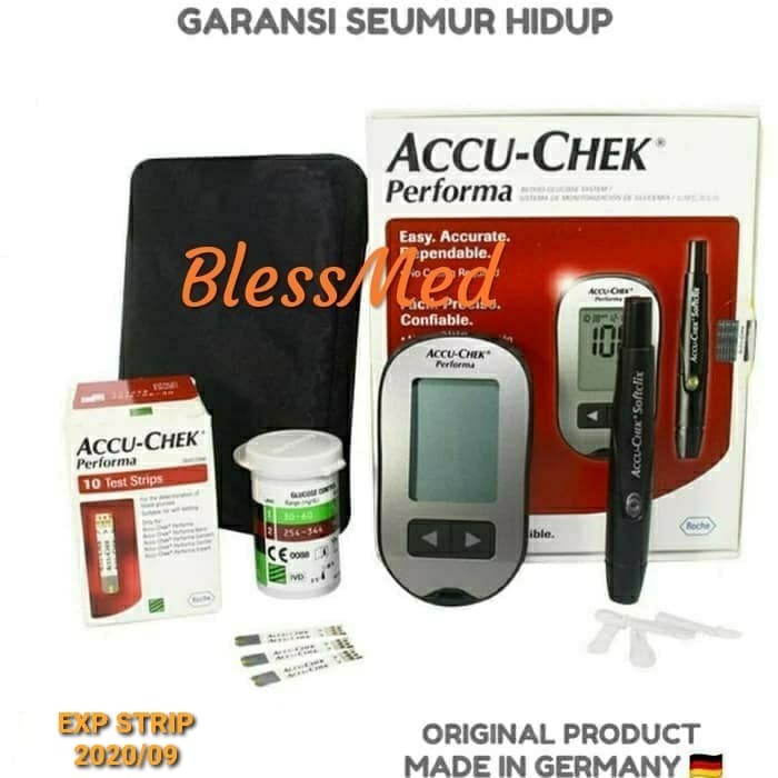 Jual Accu Chek Performa Alat Cek Gula Darah Accu Check Shopee Indonesia