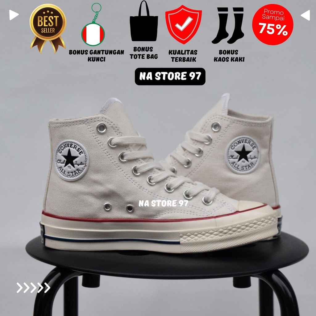 Sepatu Converse 70s Egret High BNIB