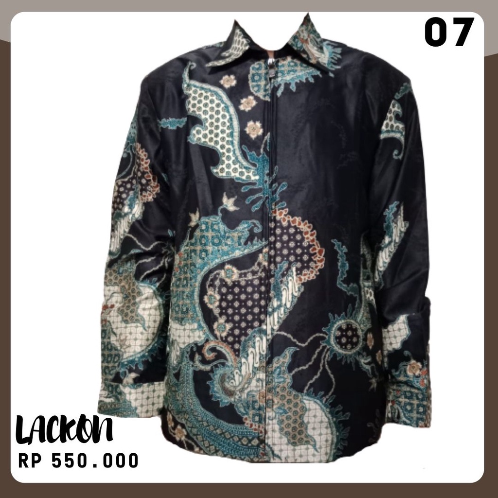 Jual Jas Jaket Pria Lackon Premium Motif Batik Shopee Indonesia 1453