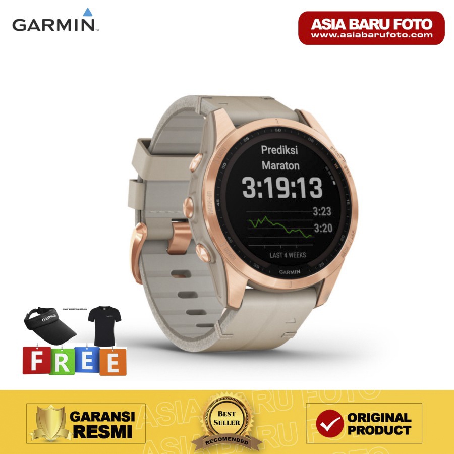 Jual Garmin Fenix 7S Sapphire Solar - Rose Gold Titanium | Shopee Indonesia