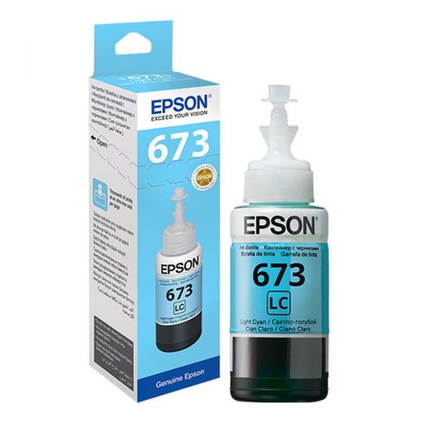 Jual Tinta Epson 673 Refill - Light Cyan (Original 100%) | Shopee Indonesia