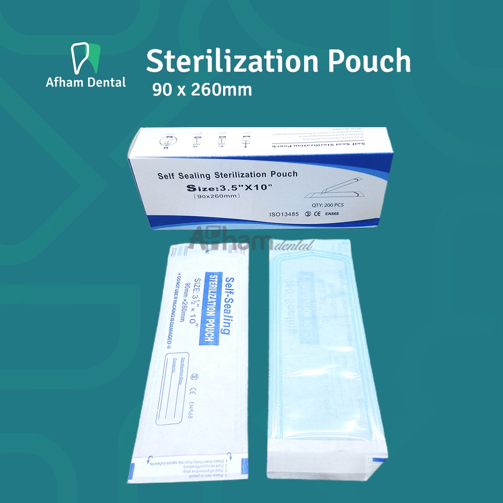 Jual 200 PCS MEDIPOUCH / MEDIPACK STERIL /STERILIZATION POUCHES POUCH