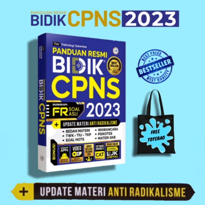 Jual Terlaris Buku Panduan Resmi Bidik Cpns 2023 + Materi Anti ...