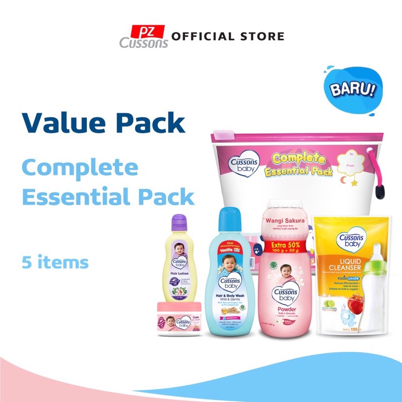 Jual Cussons Complete Essential Pack | Cussons Large Pack dan Fun ...