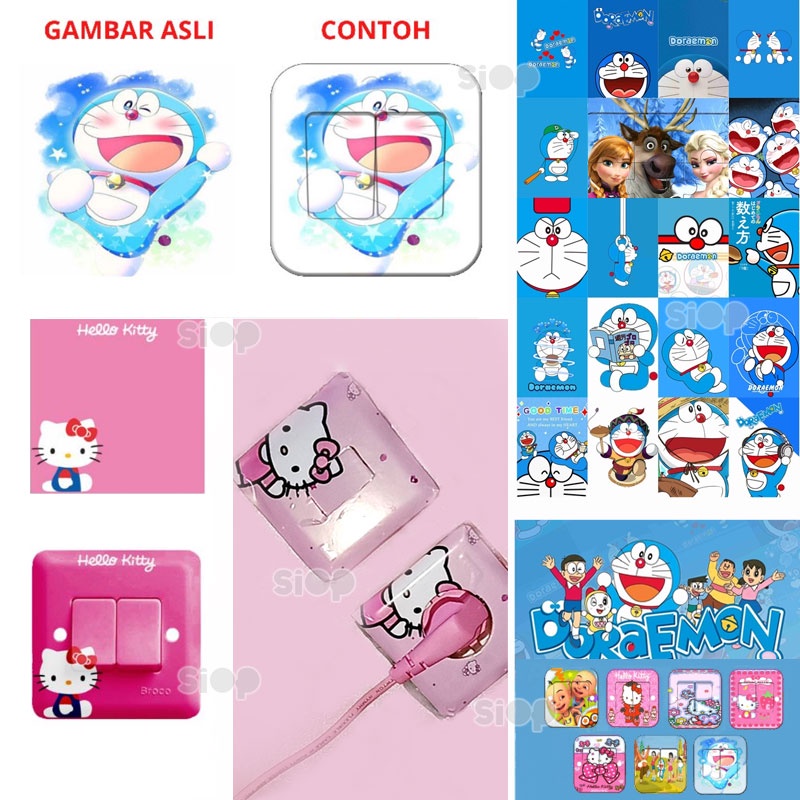 Jual Stiker Saklar Tombol Lampu Sticker Mix Karakter | Shopee Indonesia