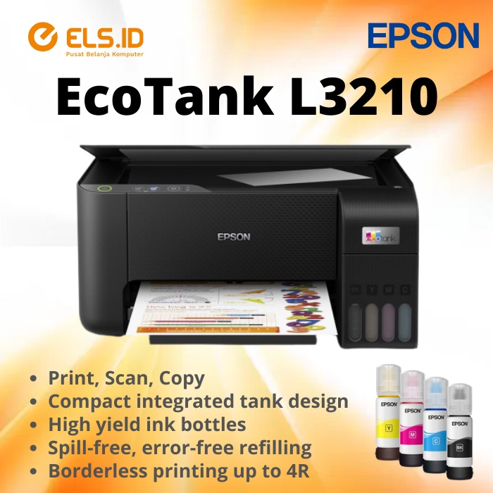 Jual Printer Epson ecoTank L3210 Print Scan Copy Shopee Indonesia