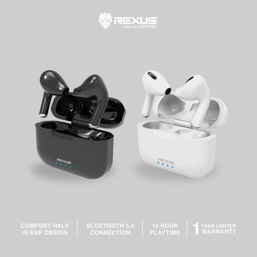 Jual Rexus TWS Earphone Wireless Bluetooth FX2 | Shopee Indonesia