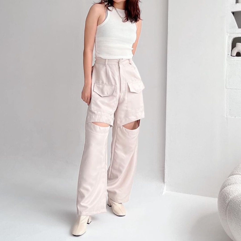 Cut off hot sale cargo pants