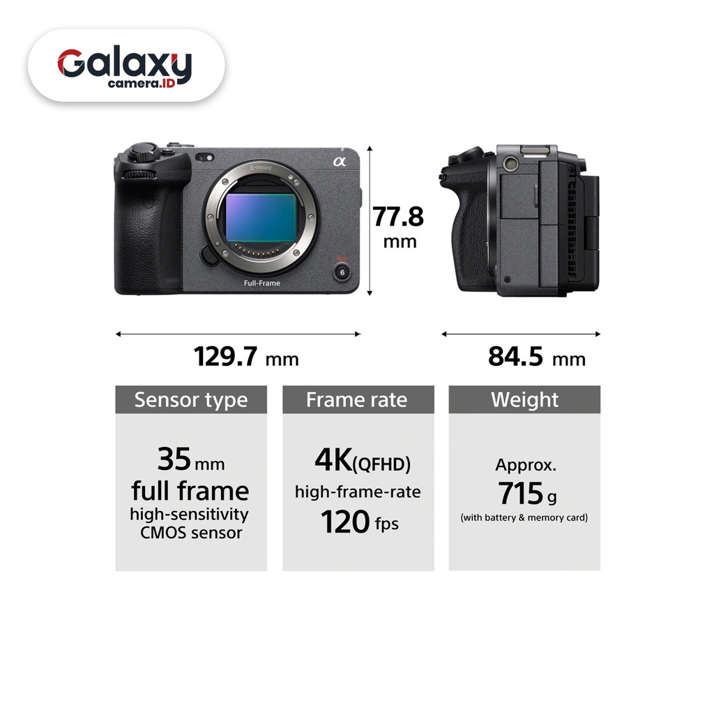 Frame Rate A7s Iii 4k 120fps 120 Fps A7siii 4k 120 NEW – SONY