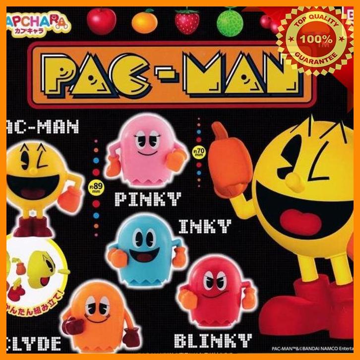 Jual (LBB) PAC-MAN CAPCHARA Pac Pinky Inky Blinky Clyde [5/SET] Toru ...