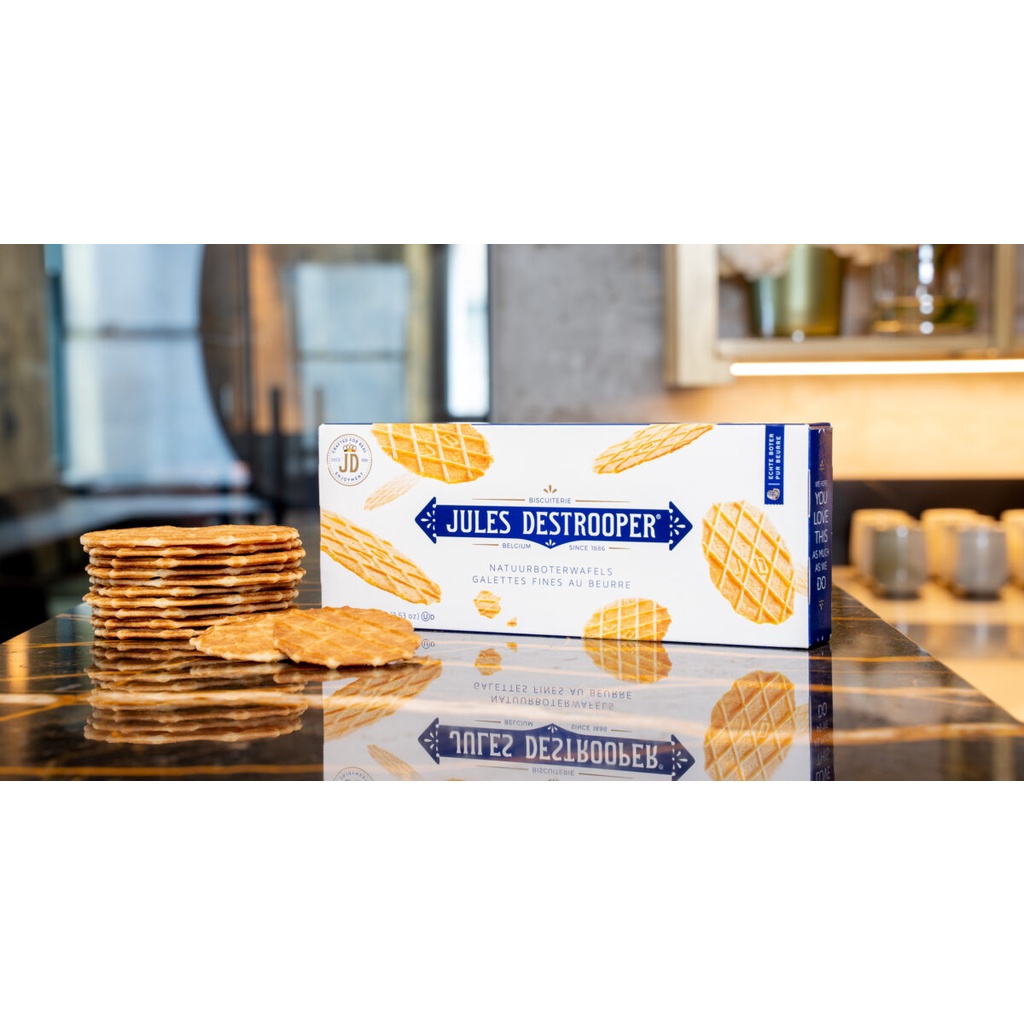 Jual Jules Destrooper Biscuit Butter Crisps, Box of Authentic Belgian Butter Biscuits, Luxury