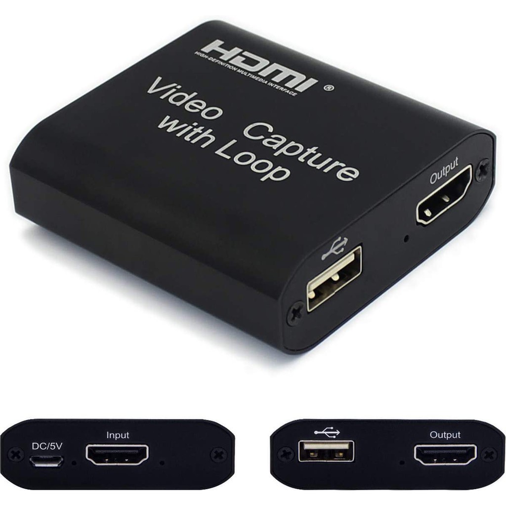 Jual Video Capture Card HDMI with Loop | Shopee Indonesia