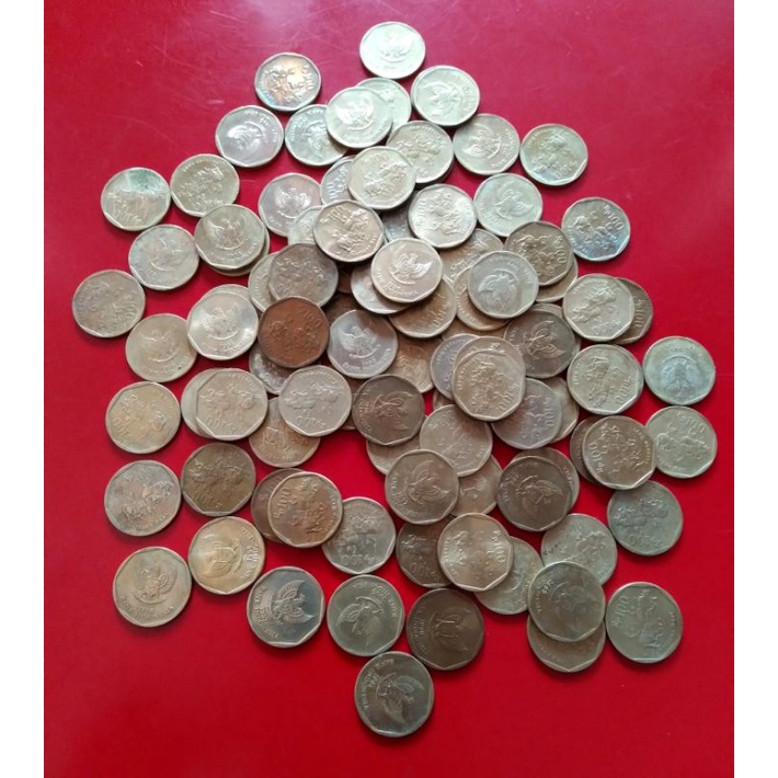 Jual 10 Keping Koin 100 rupiah Karapan Sapi | Shopee Indonesia