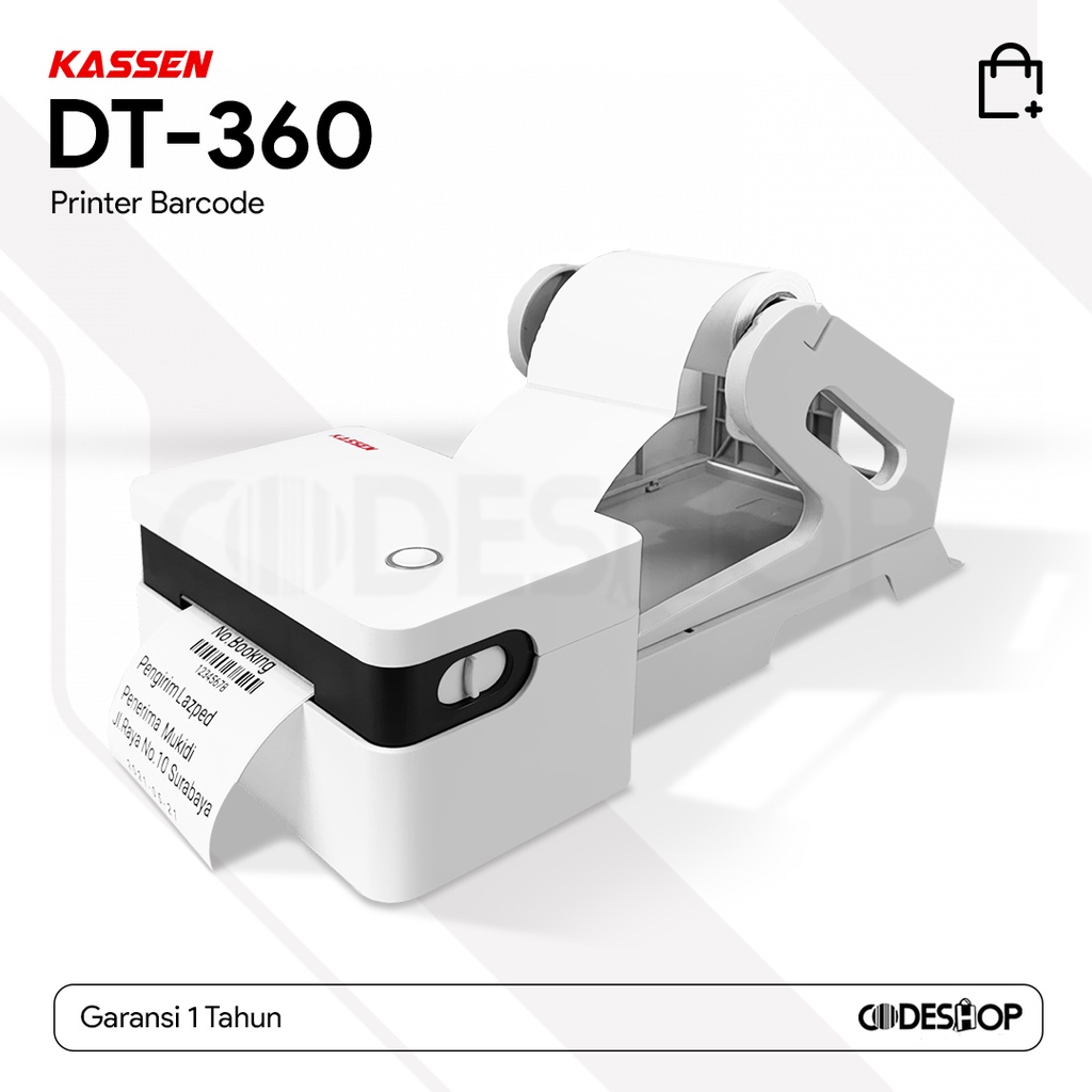 Jual Kassen Dt 360 Printer Barcode Dekstop Cetak Label Thermal Shopee