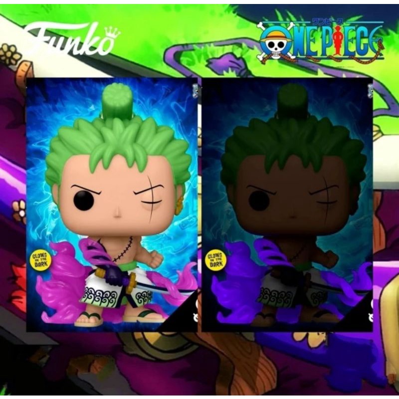 Jual READY ORIGINAL Funko Pop One Piece Roronoa Zoro Enma Sword Glow in the Dark GITD Shopee