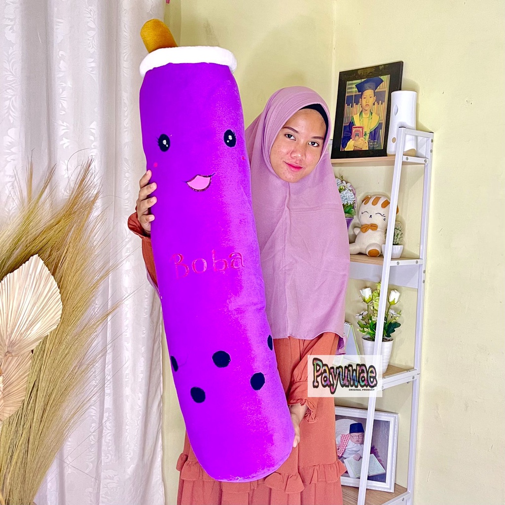 Jual Guling XL Boneka Boba Size Jumbo Besar Tinggi 95cm Kain halus ...