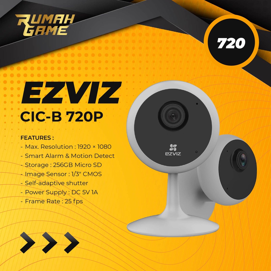 Jual EZVIZ C1C-B / C1C B 720P Smart Home IP Camera CCTV - C1C-B ONLY ...