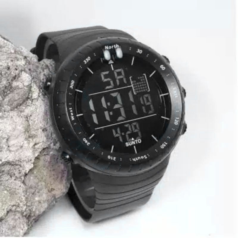 Jual Jam Tangan Pria Sporty Sunto Digital Strap Rubber Water Shopee