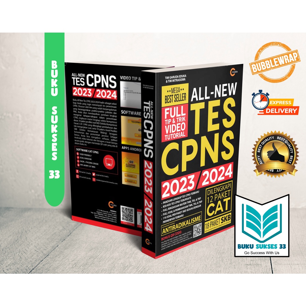 Jual Buku CPNS 2024 All New CPNS 2023 2024 Best Seller All New TES