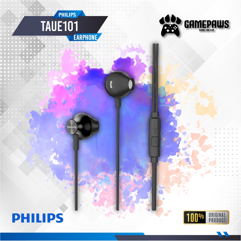 Jual Philips TAUE 101 Earphone With Mic TAUE101 | Shopee Indonesia