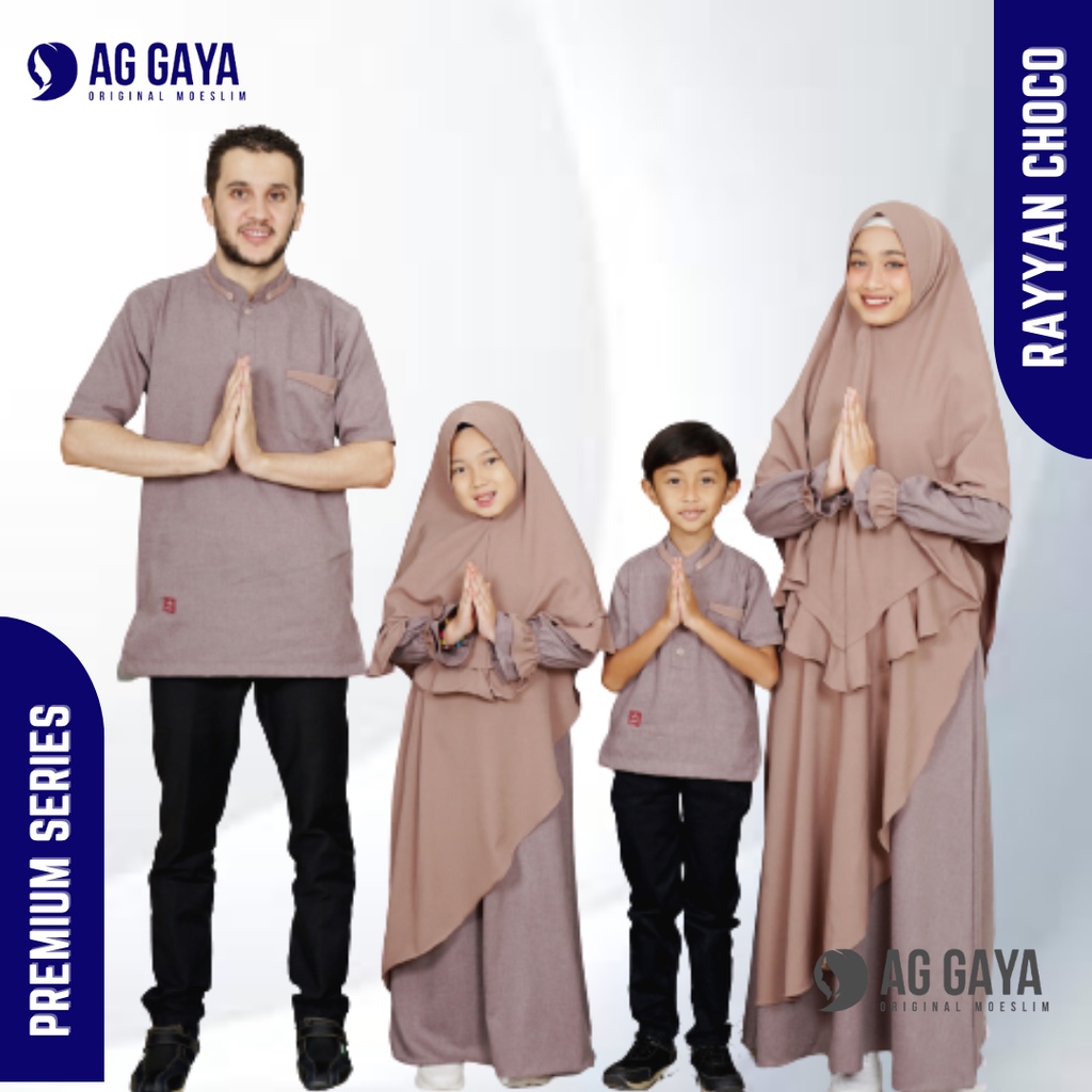 Jual Baju Gamis Kapelan Koko Lengan Pendek Keluarga Muslim Sarimbit