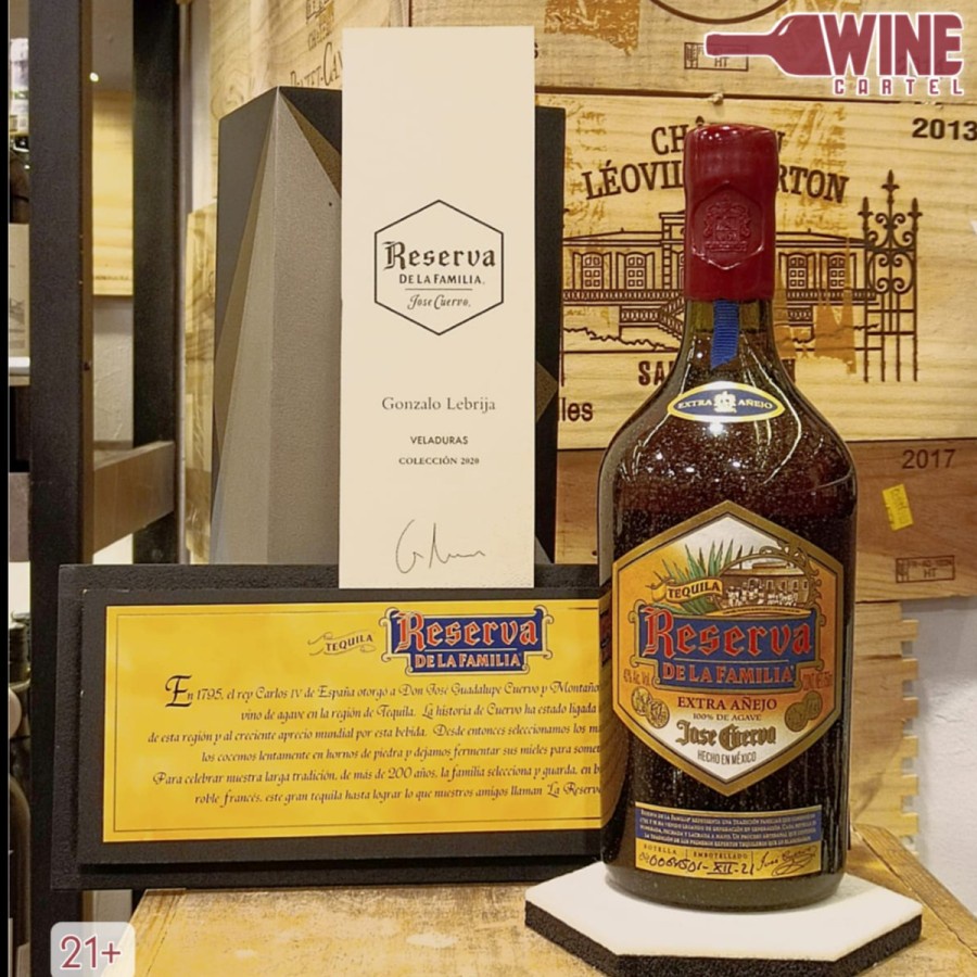 Jual TEQUILA Jose Cuervo Reserva De La Familia Extra Anejo Tequila 750mL Shopee Indonesia