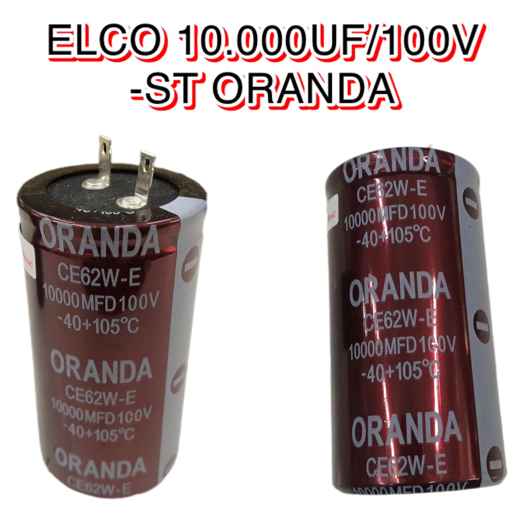 Jual ELCO 10.000UF/100V -ST ORANDA | Shopee Indonesia
