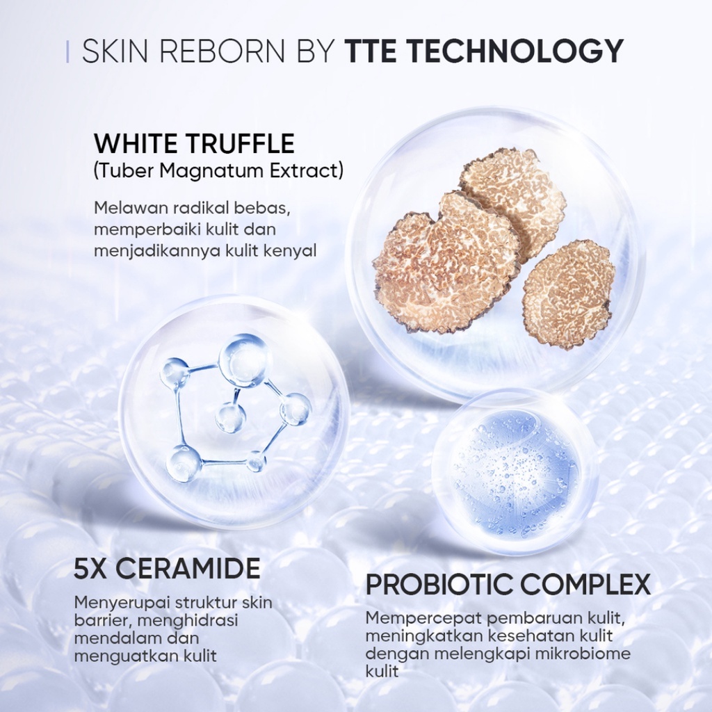 SKINTIFIC Truffle Biome Skin Reborn Cream Gel Moisturizer (30g &50g) with 5X Ceramide Repair Skin for Redness / Dryness / Irritation skin