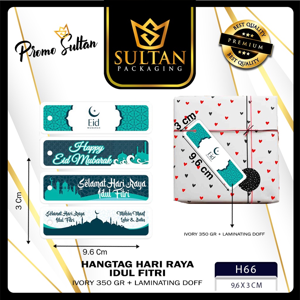 Jual Hangtag - Tag Label Lebaran - Hangtag Special Idul Fitri - Label ...