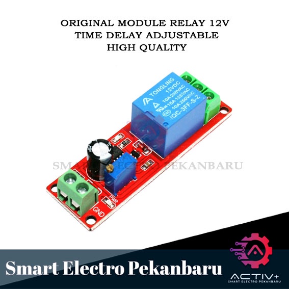 Jual ORIGINAL MODULE TIME DELAY RELAY DC 12V NE555 Pull Delay Timer