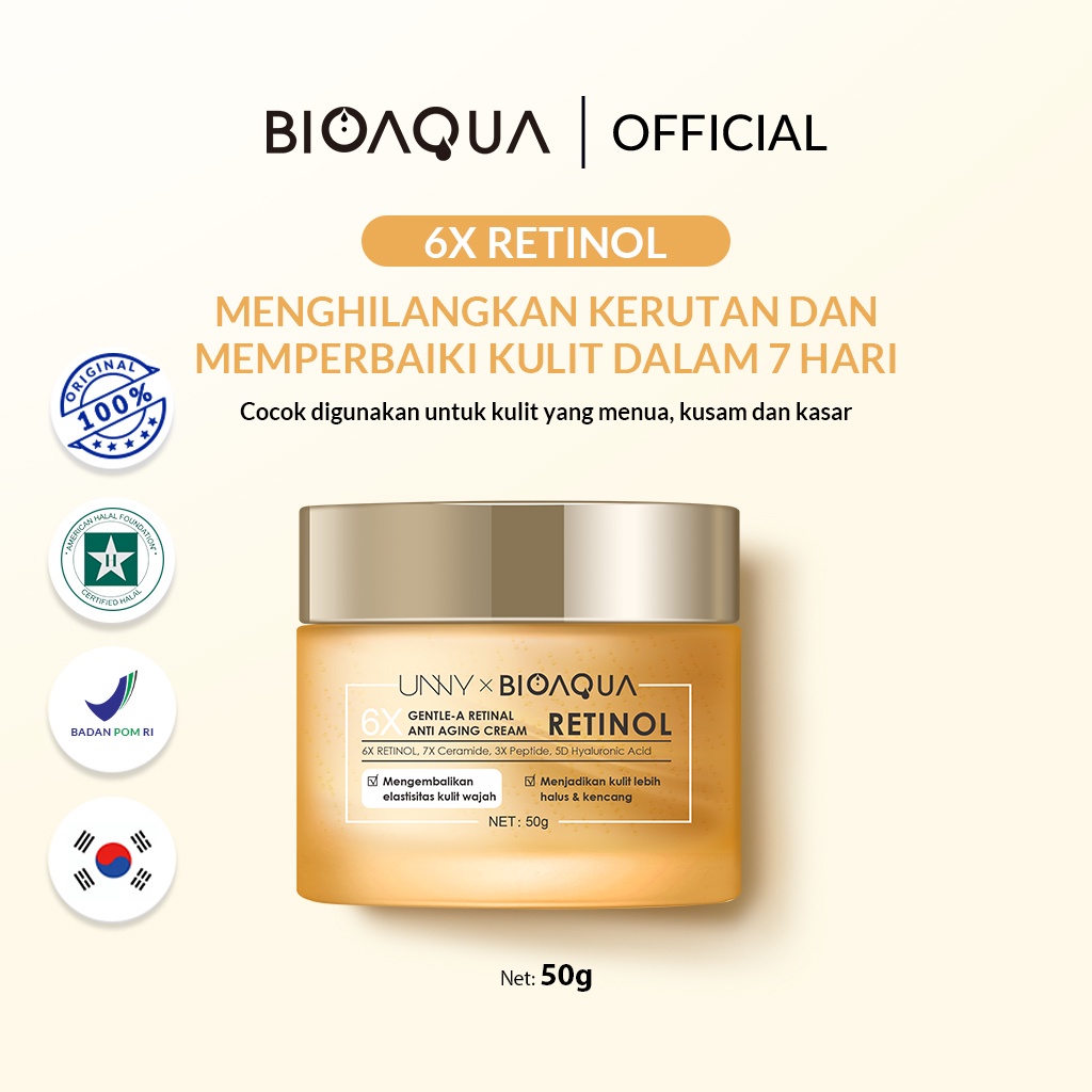 Jual Bioaqua Retinol Cream 50gr | Shopee Indonesia