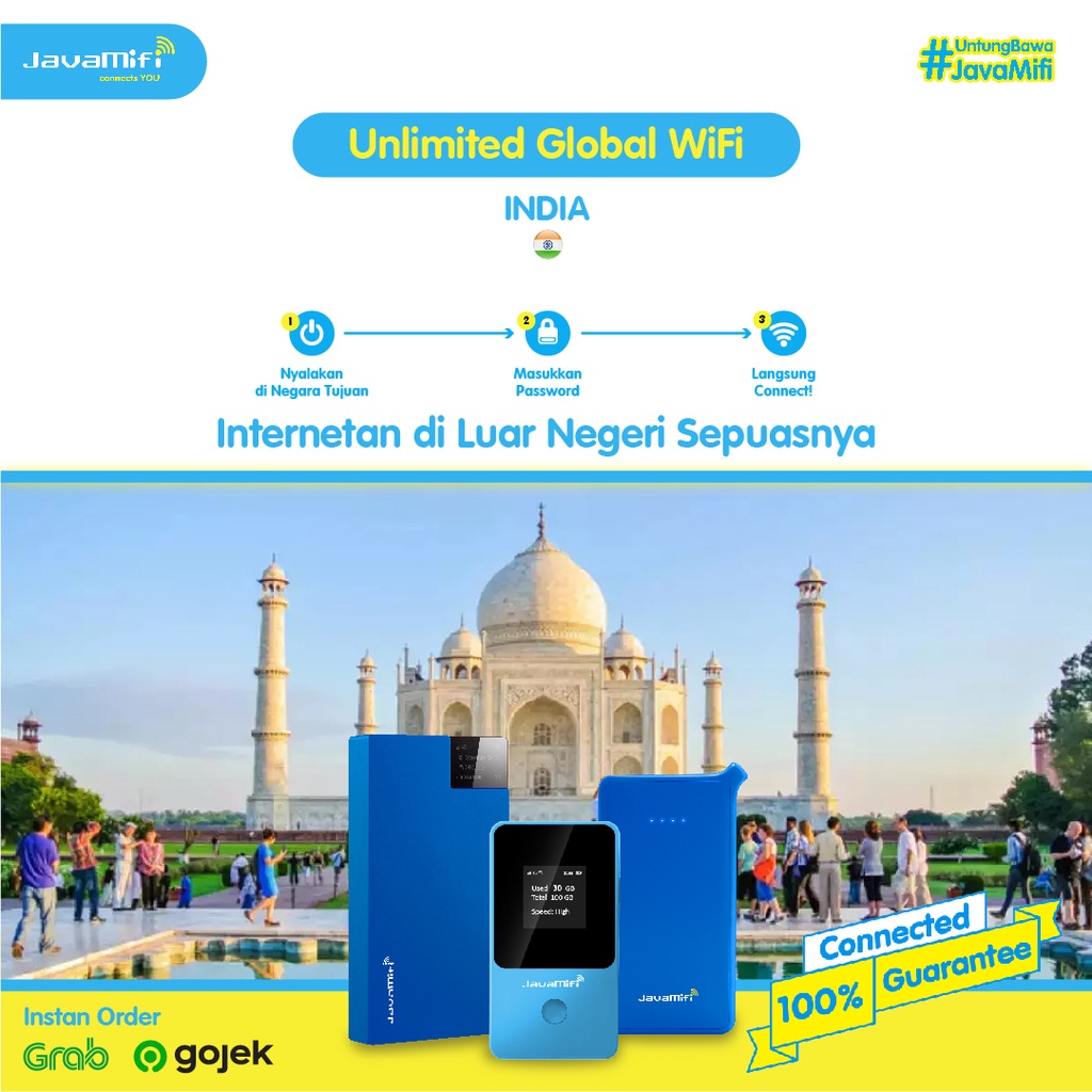 Jual JavaMifi 4G Travel Wifi India Unlimited Savvy Sewa Wifi India Shopee Indonesia