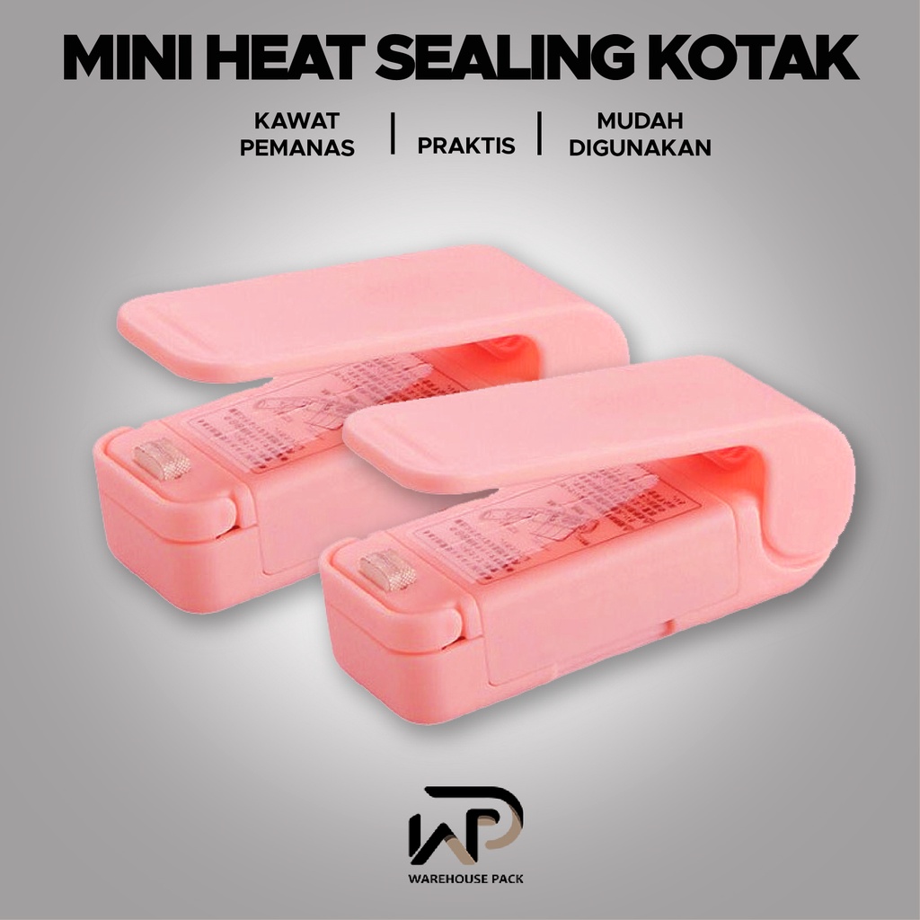 Jual Mini Heat Sealing Kotak Press Kemasan Snack Alat Perekat Snack