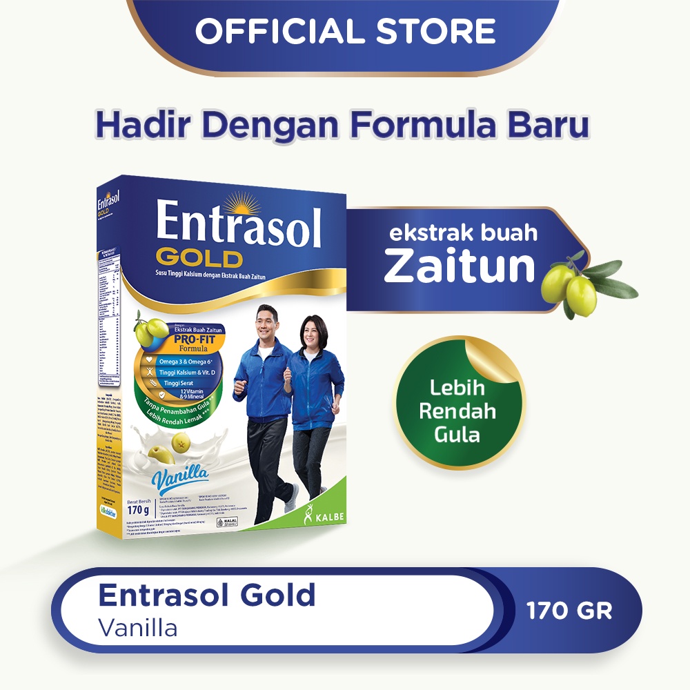 Jual ENTRASOL GOLD VANILLA 170 G | Shopee Indonesia