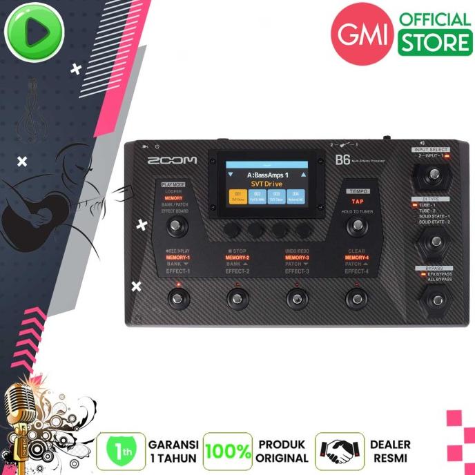 Jual Zoom B6 Bass Guitar MultiEffect Shopee Indonesia