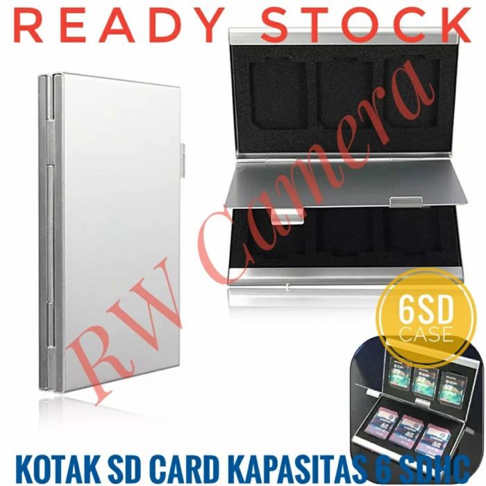 Jual Kotak Memory Card Isi 6pc SDHC Box Case 6SD Memori Kamera Box SD ...